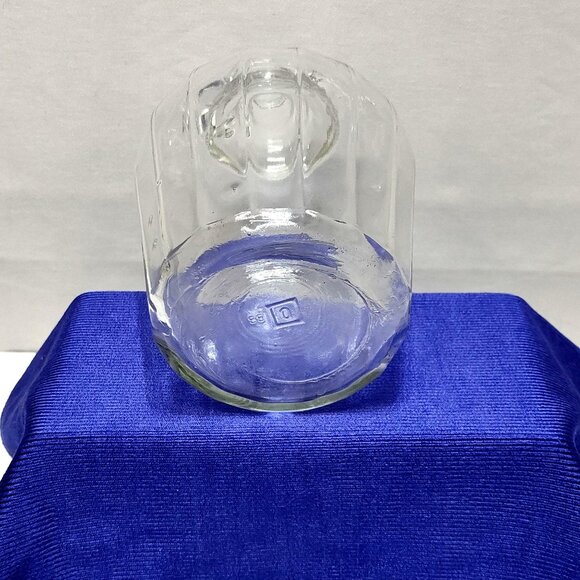 White House Pure Apple Cider Vinegar Glass Jug 1Qt Ribbed Design Vintage 1920 - Picture 7 of 10